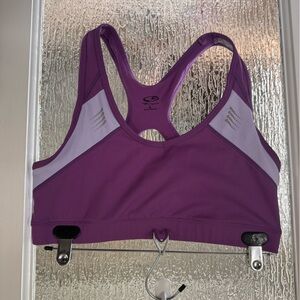 Target brand sports bra purple